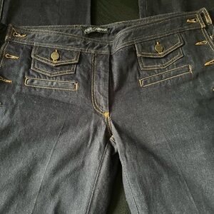 Dolce & Gabbana Vintage Pantalone Wide Leg Jeans